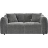 ΚΑΝΑΠΕΣ 2-ΘΕΣΙΟΣ JUNOA HM3334.01 ΓΚΡΙ ΥΦΑΣΜΑ 172x89x74Υεκ