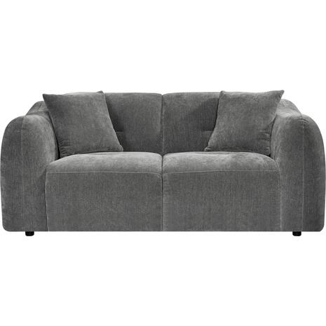 ΚΑΝΑΠΕΣ 2-ΘΕΣΙΟΣ JUNOA HM3334.01 ΓΚΡΙ ΥΦΑΣΜΑ 172x89x74Υεκ