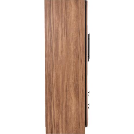 ΝΤΟΥΛΑΠΑ 3ΦΥΛΛΗ ΜΕ 2 ΣΥΡΤΑΡΙΑ HARRY HM18390.01 ΜΕΛΑΜΙΝΗ ΦΥΣΙΚΟ & ΜΑΥΡΟ 150x55x180Υεκ