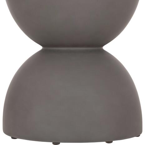 ΣΚΑΜΠΟ ΣΤΡΟΓΓΥΛΟ ZINI HM6580.01 FIBER CEMENT ΣΕ ΓΚΡΙ Φ35x43Υεκ