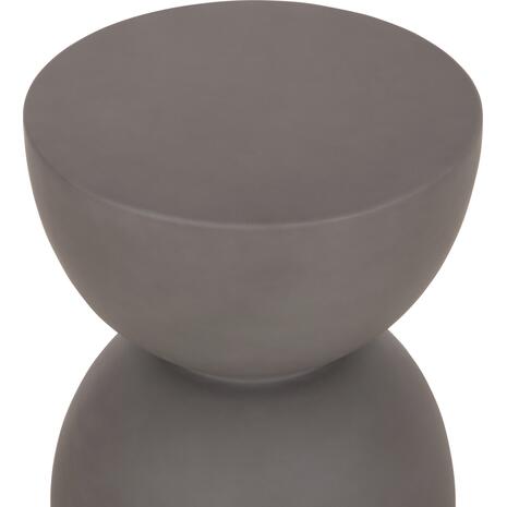 ΣΚΑΜΠΟ ΣΤΡΟΓΓΥΛΟ ZINI HM6580.01 FIBER CEMENT ΣΕ ΓΚΡΙ Φ35x43Υεκ