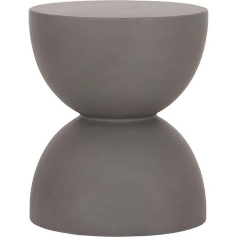 ΣΚΑΜΠΟ ΣΤΡΟΓΓΥΛΟ ZINI HM6580.01 FIBER CEMENT ΣΕ ΓΚΡΙ Φ35x43Υεκ