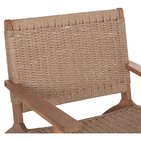 ΠΟΛΥΘΡΟΝΑ LOUNGE MONTER HM6241.01 ΞΥΛΟ ΑΚΑΚΙΑΣ ΦΥΣΙΚΟ-ΣΧΟΙΝΙ ΜΠΕΖ 63.5x60x69Υεκ
