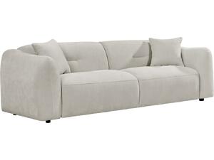 ΚΑΝΑΠΕΣ 3-ΘΕΣΙΟΣ JUNOA HM3333.02 ΕΚΡΟΥ ΥΦΑΣΜΑ 228x89x74Υεκ