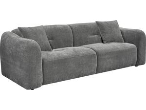 ΚΑΝΑΠΕΣ 3-ΘΕΣΙΟΣ JUNOA HM3333.01 ΓΚΡΙ ΥΦΑΣΜΑ 228x89x74Υεκ
