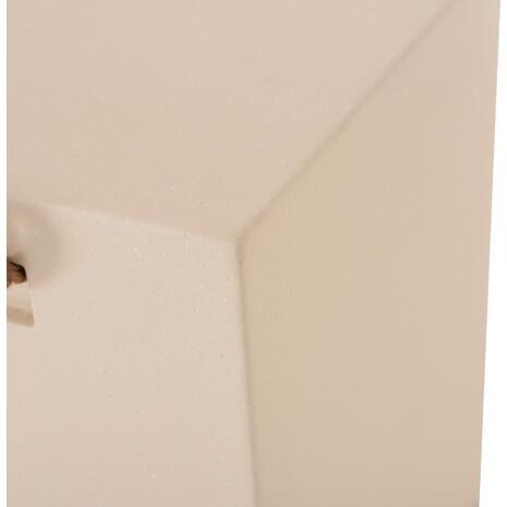 ΣΚΑΜΠΟ ΤΕΤΡΑΓΩΝΟ FIBER CEMENT ΜΕ ΧΕΡΟΥΛΙΑ ZAK HM6581.02 ΣΕ ΜΠΕΖ 36x36x45,5Υεκ