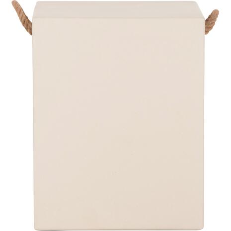 ΣΚΑΜΠΟ ΤΕΤΡΑΓΩΝΟ FIBER CEMENT ΜΕ ΧΕΡΟΥΛΙΑ ZAK HM6581.02 ΣΕ ΜΠΕΖ 36x36x45,5Υεκ