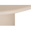 ΤΡΑΠΕΖΙ ΤΡΑΠΕΖΑΡΙΑΣ FIBER CEMENT ΣΤΡΟΓΓΥΛΟ KAZVIN HM6582.02 ΜΠΕΖ Φ130x73Υεκ