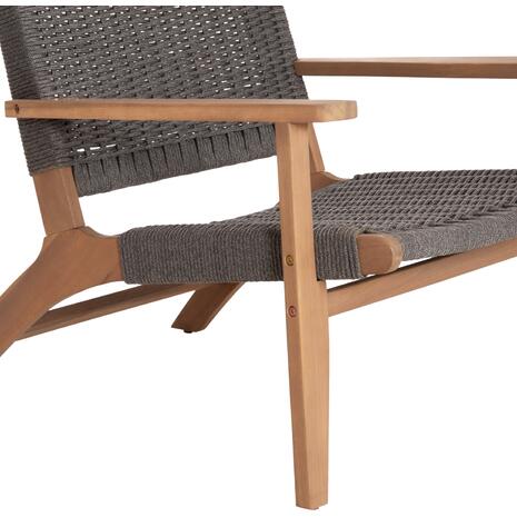 ΠΟΛΥΘΡΟΝΑ LOUNGE MONTER HM6241.02 ΞΥΛΟ ΑΚΑΚΙΑΣ ΦΥΣΙΚΟ-ΣΧΟΙΝΙ ΓΚΡΙ 63.5x60x69Υεκ