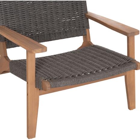 ΠΟΛΥΘΡΟΝΑ LOUNGE MONTER HM6241.02 ΞΥΛΟ ΑΚΑΚΙΑΣ ΦΥΣΙΚΟ-ΣΧΟΙΝΙ ΓΚΡΙ 63.5x60x69Υεκ