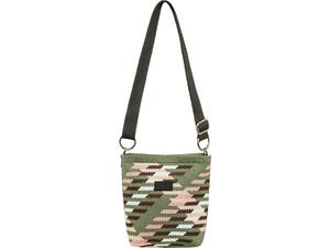Τσάντα ώμου Polo Seya Khaki/Pink-Χακί/Ροζ (907097-8486)