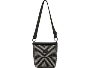 Τσάντα ώμου Polo Seya Black/White-Μαύρο/Λευκό (907097-8485)