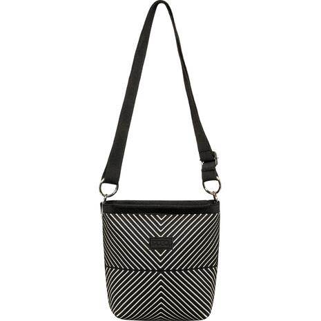 Τσάντα ώμου Polo Seya Black/White-Μαύρο/Λευκό (907097-8485)