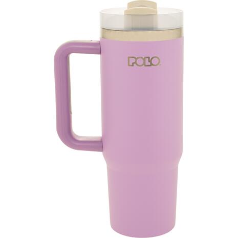 Ποτήρι Θερμός Polo Thermo Mug Inox 900ml Λιλά (949023-4500)