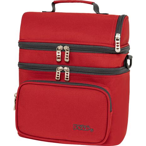 Τσαντάκι Φαγητού Ισοθερμικό Πλάτης Polo Double Cooler Red/Κόκκινο (907096-3001)