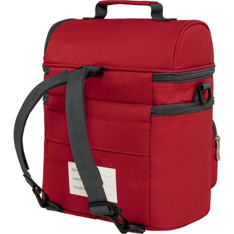 Τσαντάκι Φαγητού Ισοθερμικό Πλάτης Polo Double Cooler Red/Κόκκινο (907096-3001)