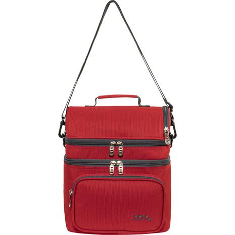 Τσαντάκι Φαγητού Ισοθερμικό Πλάτης Polo Double Cooler Red/Κόκκινο (907096-3001)