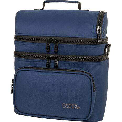 Τσαντάκι Φαγητού Ισοθερμικό Πλάτης Polo Double Cooler Night Blue/Μπλε Νύχτας (907096-5000)