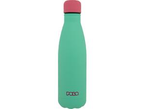 Μπουκάλι θερμός Stainless Steel Polo Cyan/Dark Fuchsia-Κυανό/Σκούρο Φούξια 0.50L (949004-5644)