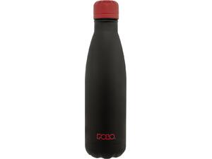 Μπουκάλι θερμός Stainless Steel Polo Black/Bordeaux-Μαύρο/Μπορντώ 0,50L (949004-2033)
