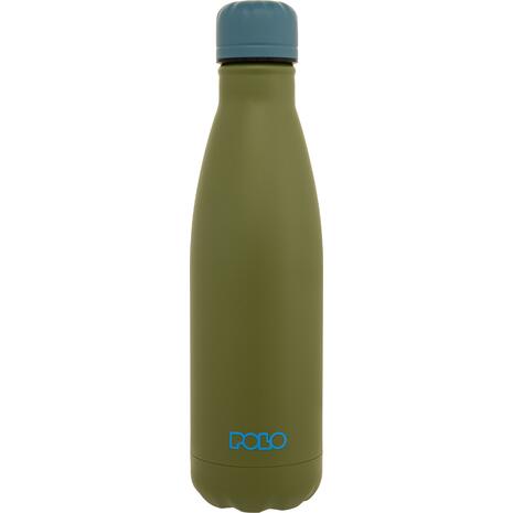 Μπουκάλι θερμός Stainless Steel Polo Khaki/Petrol-Χακί/Πετρόλ 0.50L (949004-8417)