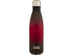 Μπουκάλι θερμός Stainless Steel Polo Black/Red Gradient 0.50L (949004-8414)