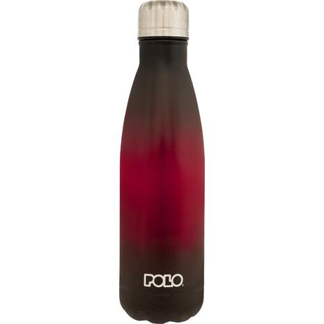 Μπουκάλι θερμός Stainless Steel Polo Black/Red Gradient 0.50L (949004-8414)
