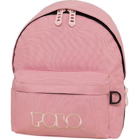 Τσάντα Πλάτης Νηπιαγωγείου Polo Original Mini 7.5lt Ροζ/Ανοιχτό Ροζ (901067-3938)