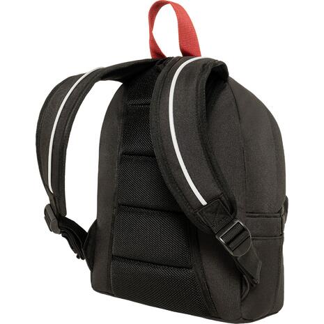 Τσάντα Πλάτης Νηπιαγωγείου Polo Original Mini 7.5lt Μαύρο- Μπορντό (901067-2033)