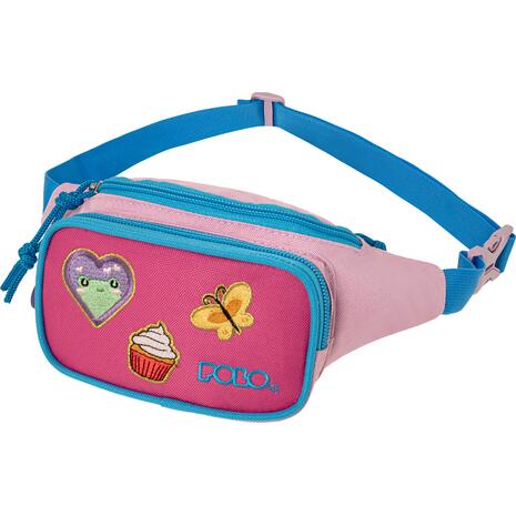 Τσαντάκι μέσης (μπανάνα) Polo Kiddo II 1+1 θέση Ροζ (908041-3900)