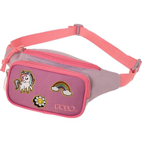Τσαντάκι μέσης (μπανάνα) Polo Kiddo II 1+1 θέση Λιλά (908041-4500)