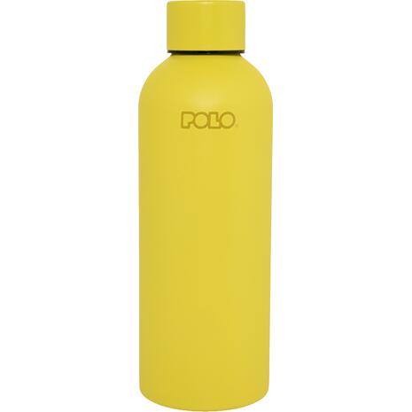 Μπουκάλι θερμός Stainless Steel Polo Solid Yellow-Κίτρινο 0.50L (949034-7100)