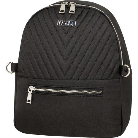 Τσάντα Πλάτης γυναικείο Polo Chiqua 1 θέσης 12lt Μαύρο (911004-2000)