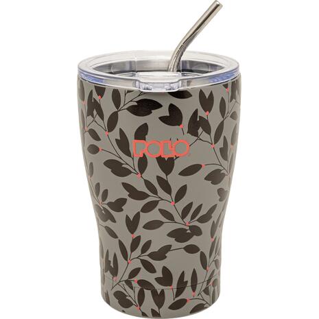 Coffee Mug Polo 350ml Grey Leaves (949024-8483)