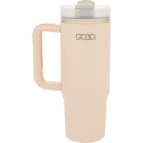 Ποτήρι Θερμός Polo Thermo Mug Inox 900ml Ανοιχτό Ροζ (949023-3801)