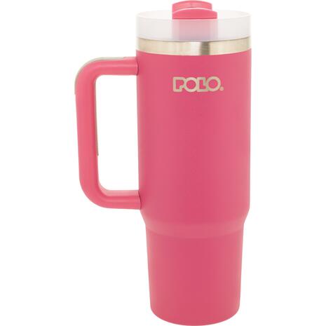Ποτήρι Θερμός Polo Thermo Mug Inox 900ml Φούξια (949023-4400)