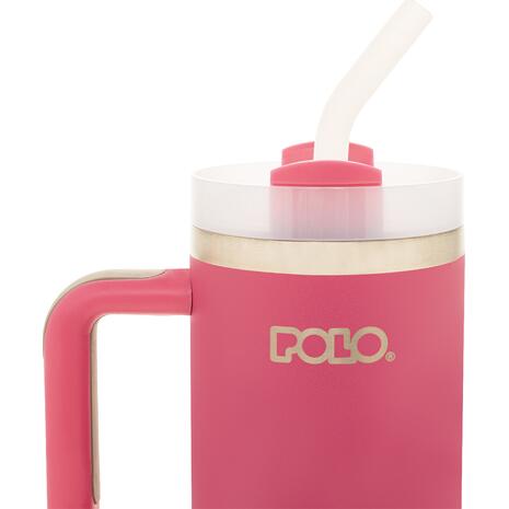 Ποτήρι Θερμός Polo Thermo Mug Inox 900ml Φούξια (949023-4400)
