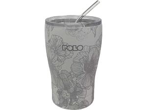 Coffee Mug Polo 350ml Grey Floral (949024-8408)