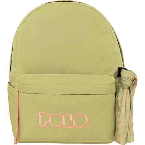 Τσάντα Πλάτης 1+1 θέσεων Polo Original Scarf Ροζ / Ανοιχτό Πράσινο / Ροζ (901135-6139)