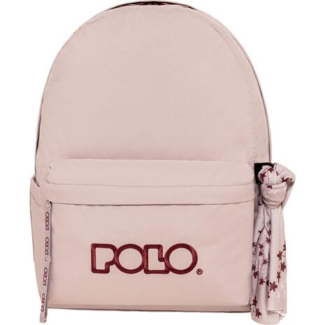 Τσάντα Πλάτης 1+1 θέσεων Polo Original Scarf Λιλά / Βυσσινί (901135-4532)