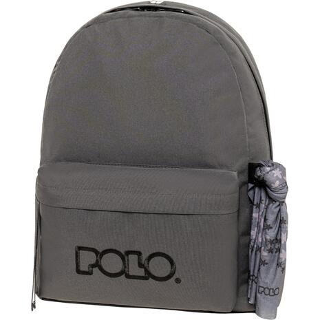 Tσάντα Πλάτης 1+1 θέσεων Polo Original Scarf Μαύρο τιτάνιου/Μαύρο (901135-2620)