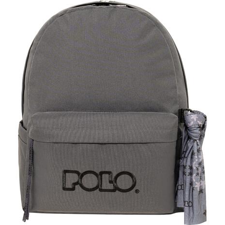 Tσάντα Πλάτης 1+1 θέσεων Polo Original Scarf Μαύρο τιτάνιου/Μαύρο (901135-2620)