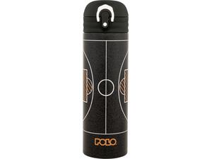 Παγούρι θερμός με καλαμάκι Stainless Steel Polo Junior II Basketball Velcro 0.50L (949033-8423)
