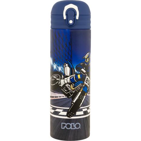 Παγούρι θερμός με καλαμάκι Stainless Steel Polo Junior II Motorcycle 0.50L (949033-8422)