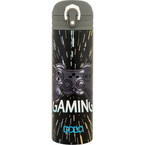 Παγούρι θερμός με καλαμάκι Stainless Steel Polo Junior II Gaming 0.50L (949033-8421)