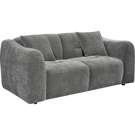 ΚΑΝΑΠΕΣ 2-ΘΕΣΙΟΣ JUNOA HM3334.01 ΓΚΡΙ ΥΦΑΣΜΑ 172x89x74Υεκ