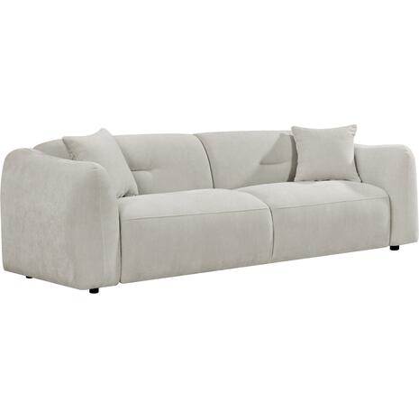 ΚΑΝΑΠΕΣ 3-ΘΕΣΙΟΣ JUNOA HM3333.02 ΕΚΡΟΥ ΥΦΑΣΜΑ 228x89x74Υεκ