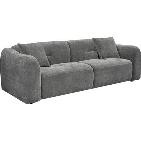 ΚΑΝΑΠΕΣ 3-ΘΕΣΙΟΣ JUNOA HM3333.01 ΓΚΡΙ ΥΦΑΣΜΑ 228x89x74Υεκ