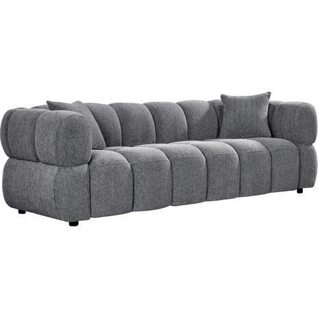 ΚΑΝΑΠΕΣ 3-ΘΕΣΙΟΣ NORIKA HM3331.01 ΓΚΡΙ ΥΦΑΣΜΑ 228x91x72Υεκ.