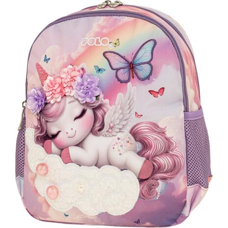 Τσάντα Πλάτης Νηπιαγωγείου Polo Pixie Unicorn (911002-8455)